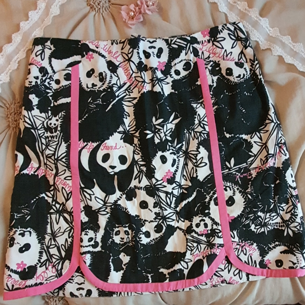 Lilly Pulitzer Panda skirt